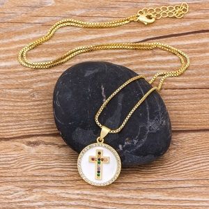 Unisex cross necklace Clearance